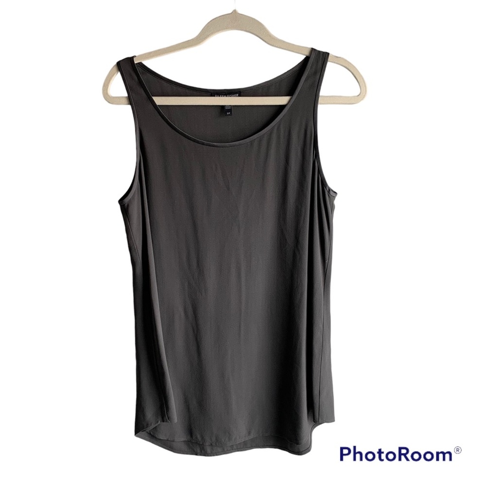 EUC Eileen Fisher Silk Sleeveless Scoop Neck Tunic